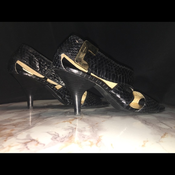 Authentic Gorgeous Michael Kors Shoes Real Snakeskin - Picture 5 of 7